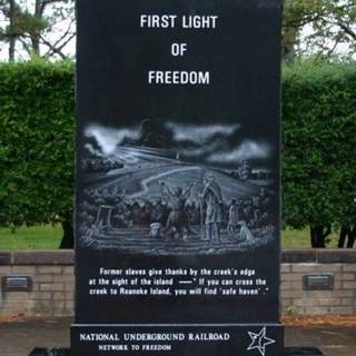 monument to the Roanoke Island Freedmen's Colony