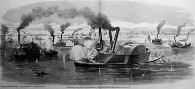 The great naval Battle of Memphis, June 6, 1862